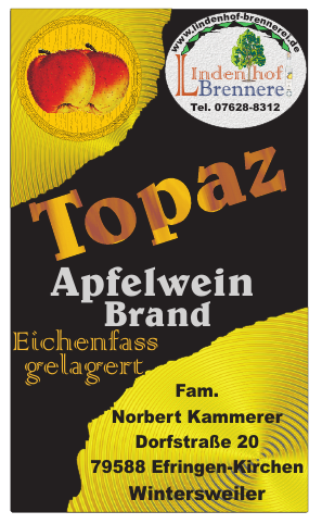Topaz-Apfelweinbrand