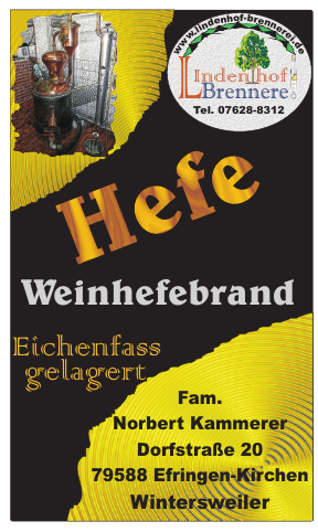 Weinhefebrand