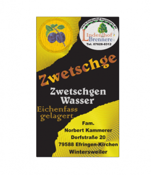 Zwetschgenwasser fassgelagert